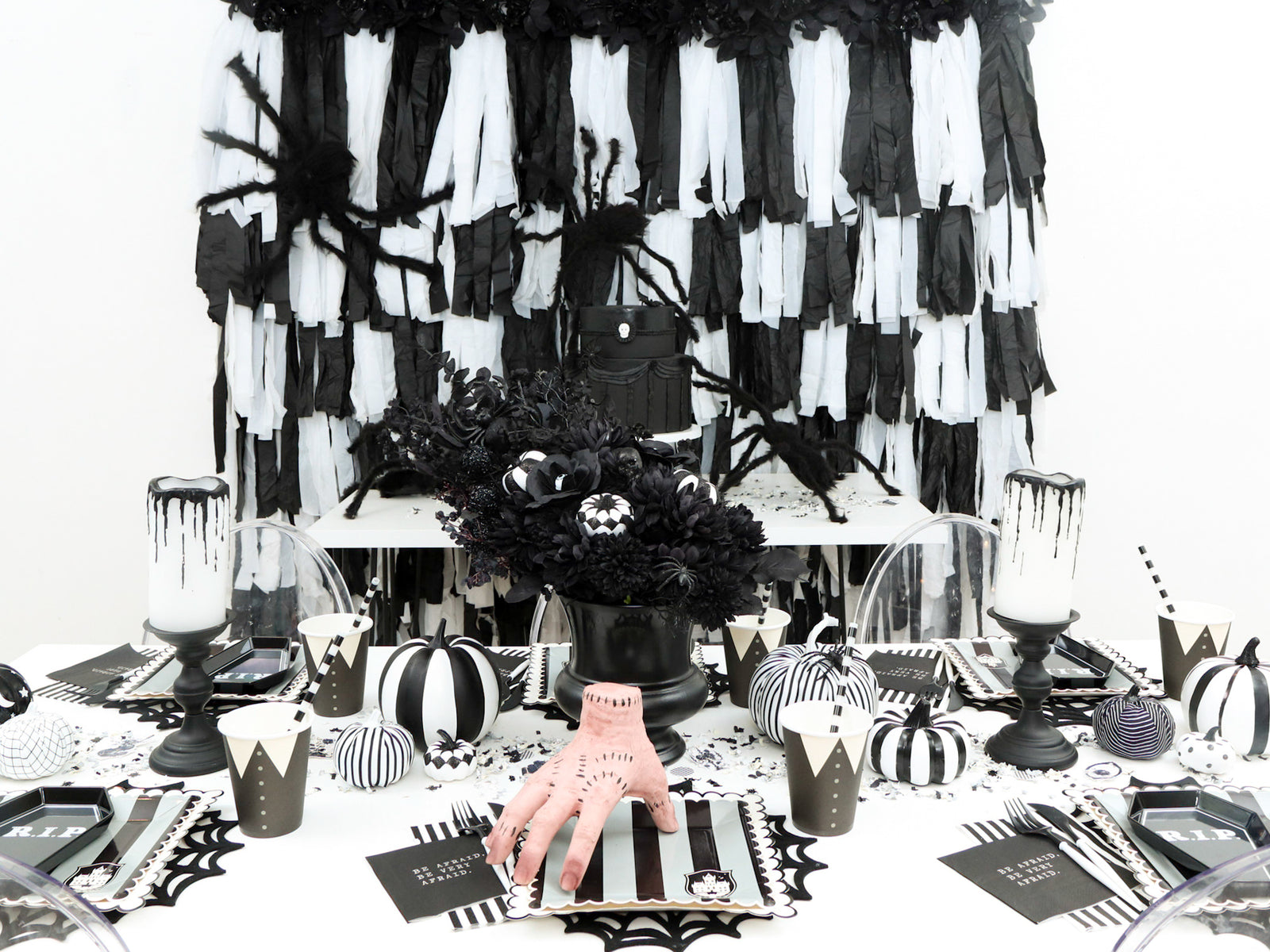 A Dreadfully Delightful Wednesday Addams Party by Natalie Mayhew