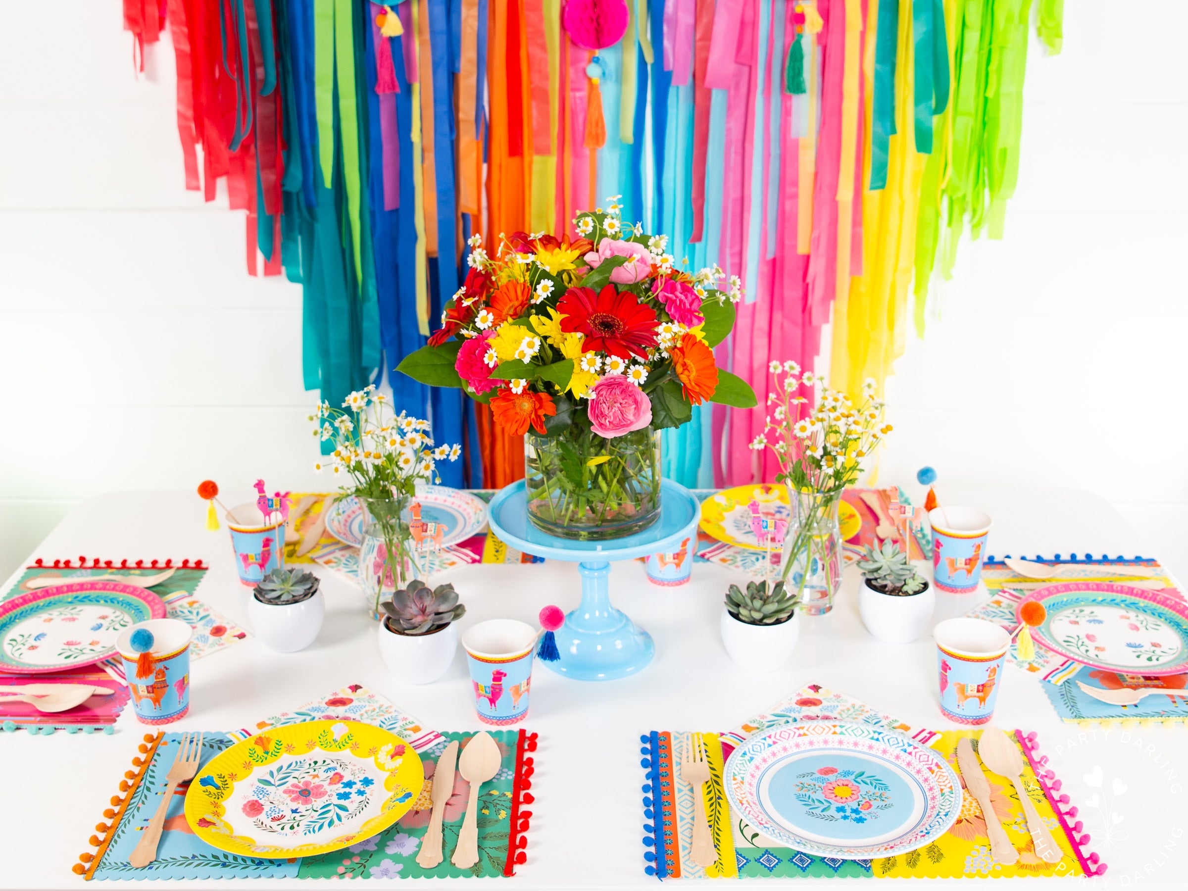 How to Style a Boho Fiesta Themed Table