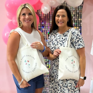 The Party Darling Canvas Tote Bag | The Party Darling