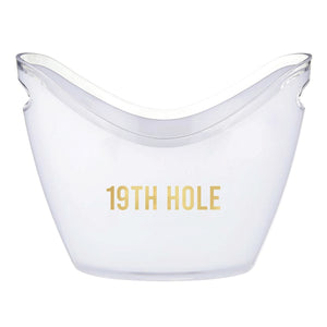19th Hole Acrylic Beverage & Ice Bucket | The Party Darling
