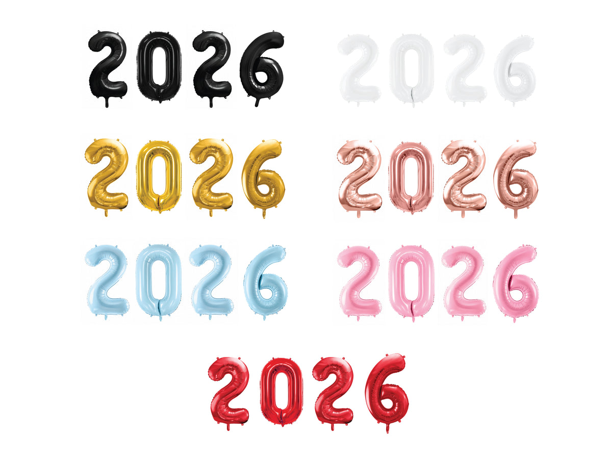 2026 Number Balloon Year 34" | The Party Darling
