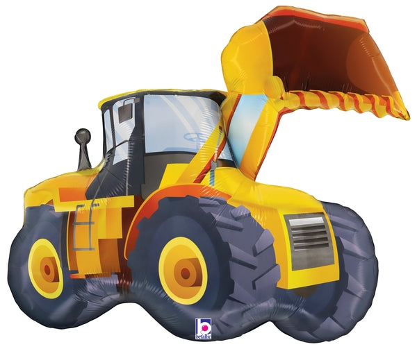 Yellow Construction Loader Balloon 33in | The Party Darling