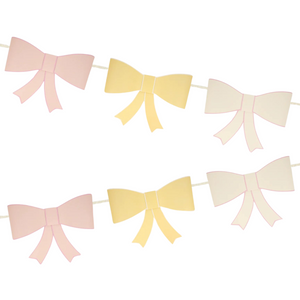 3D Pastel Paper Bow Garland 8ft | The Party Darling