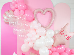 Light Pink Open Heart Balloon Frame 29in | The Party Darling