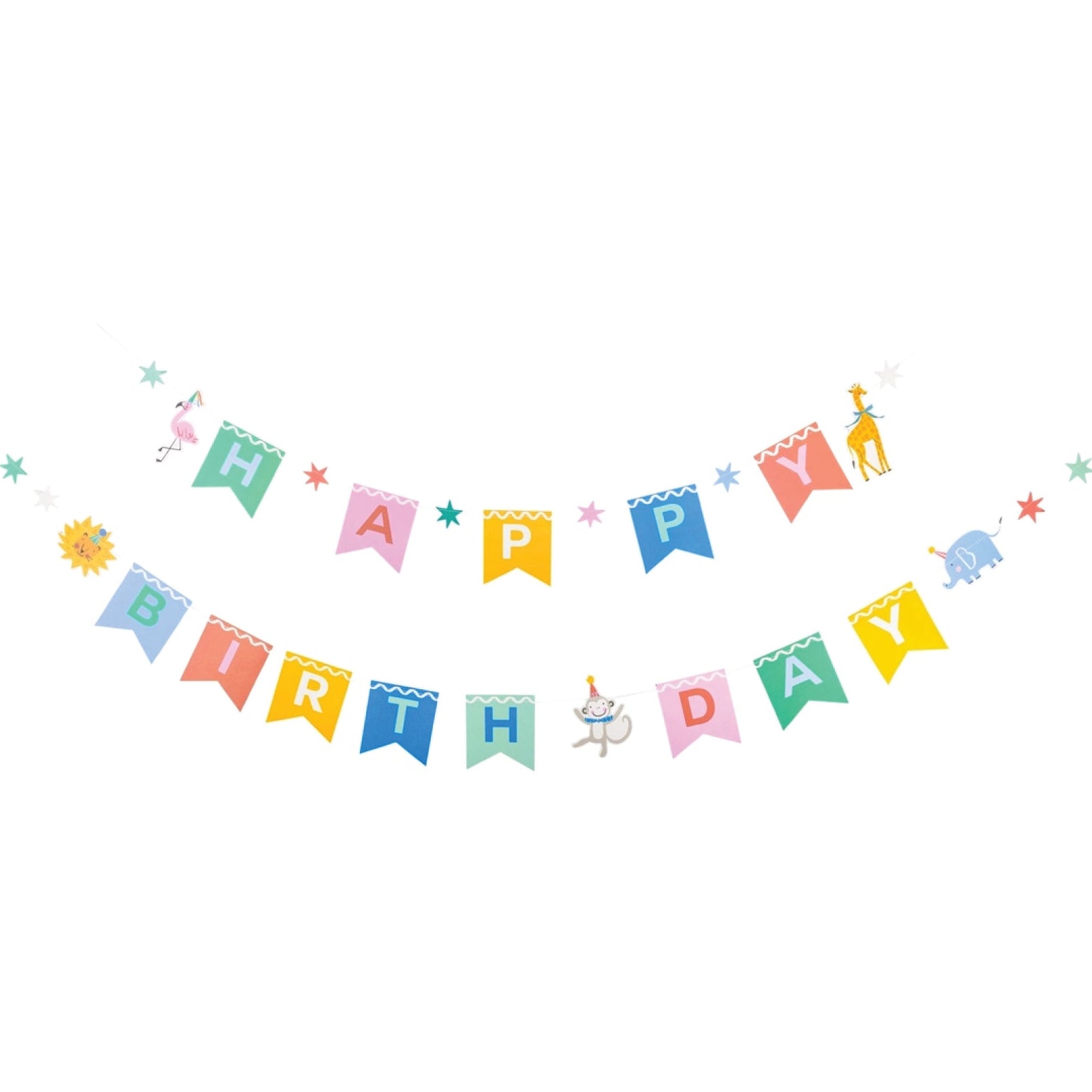 Safari-themed birthday decoration