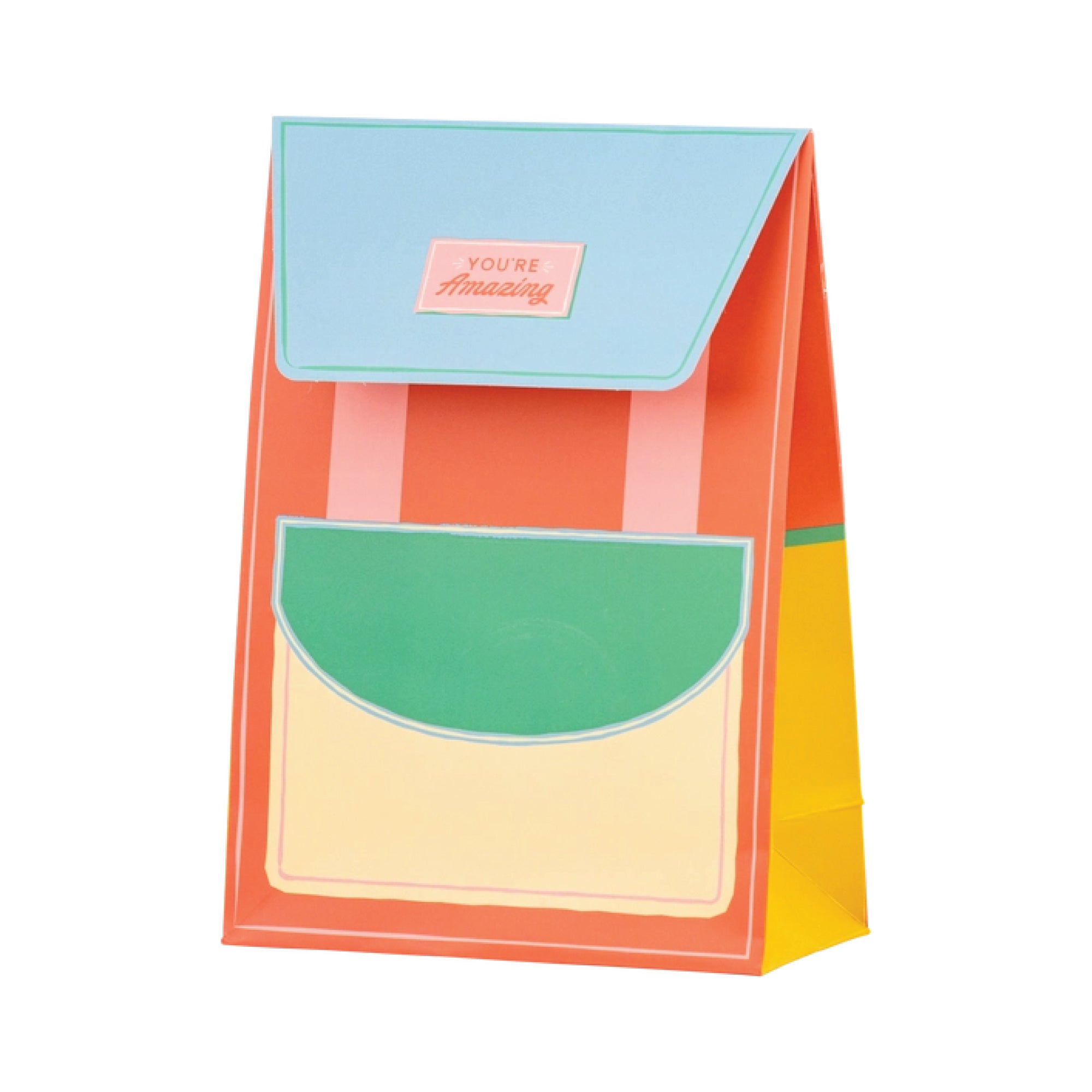 Kids party favor bags with backpack style and stickers