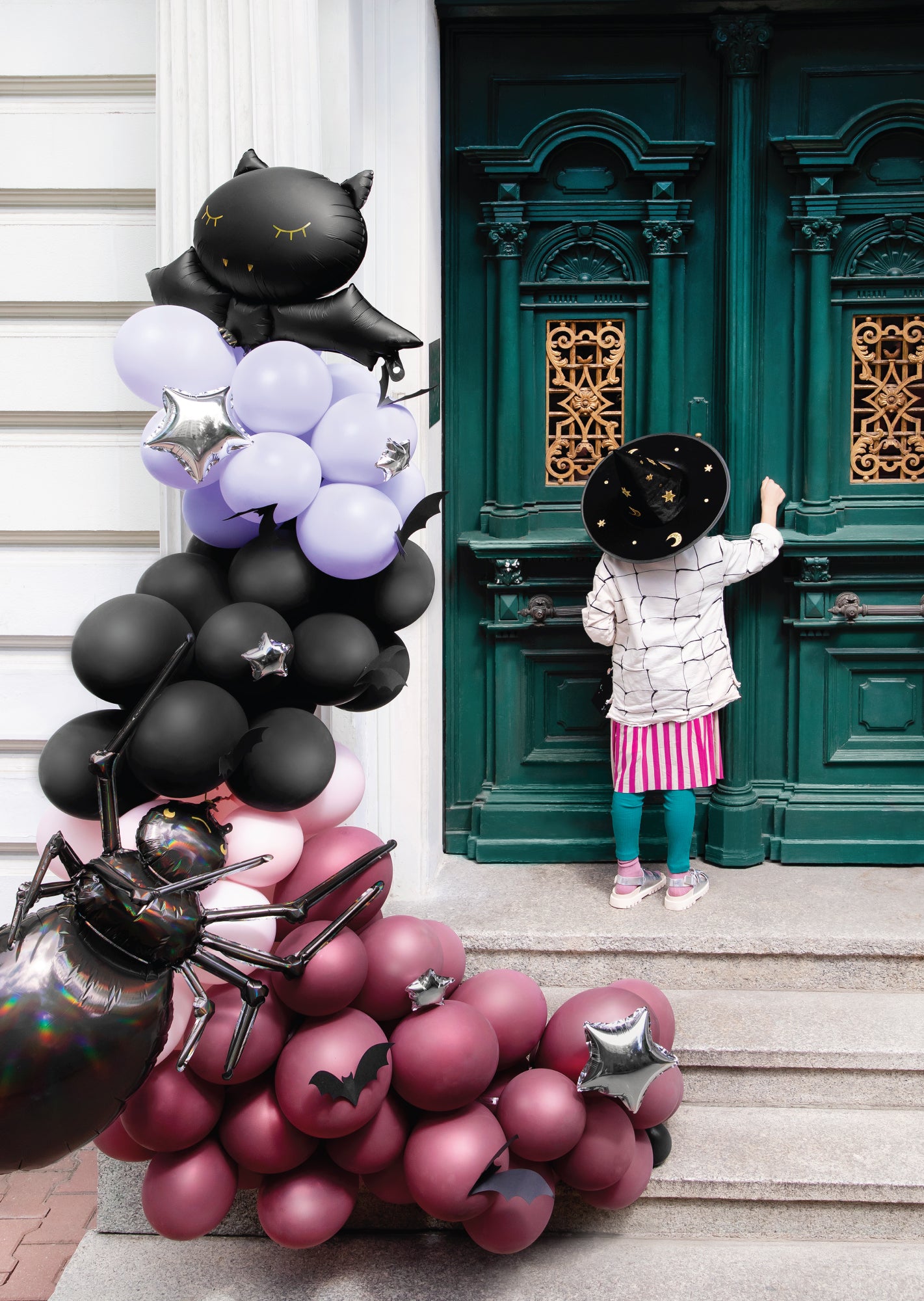 Bats & Spiders Halloween Balloon Garland Kit | The Party Darling