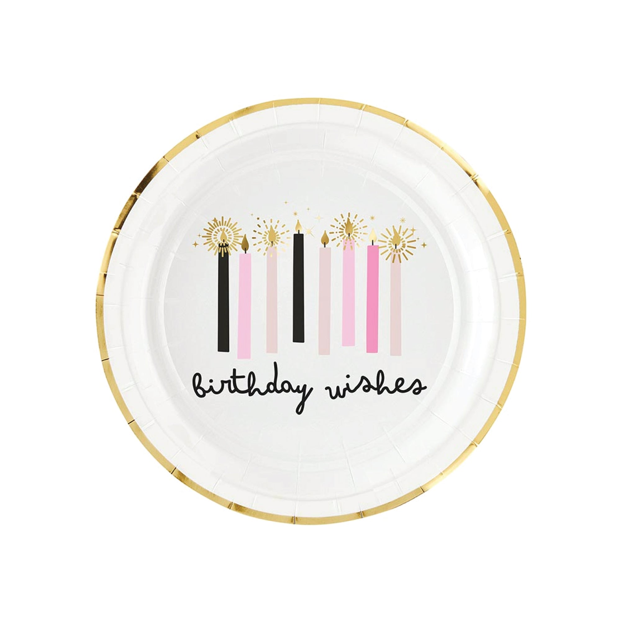 Birthday Wishes Dessert Plates 8ct | The Party Darling