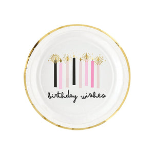 Birthday Wishes Dessert Plates 8ct | The Party Darling