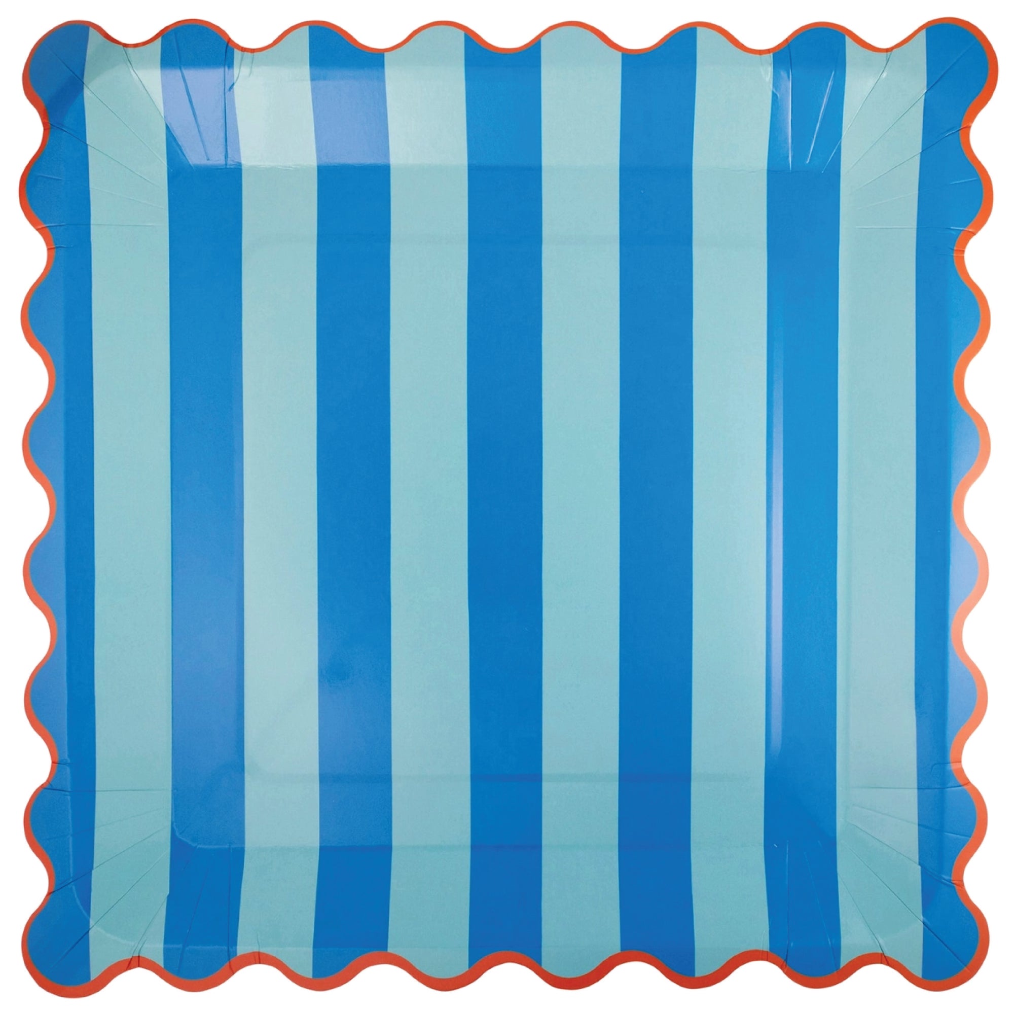 Blue Striped Dinner Plates