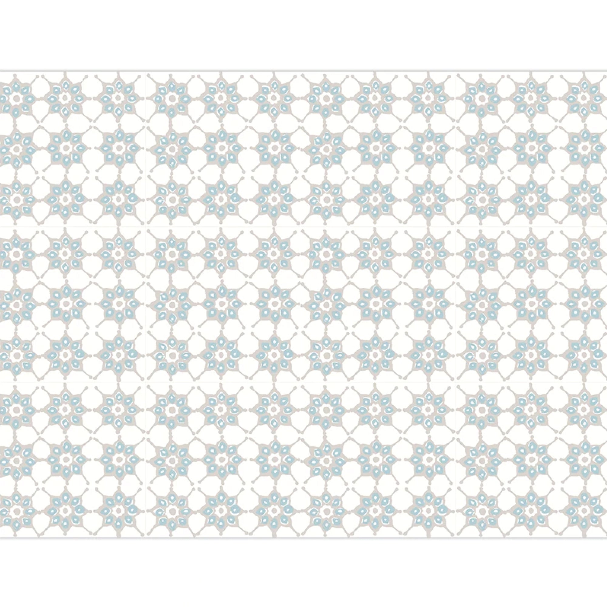 Coastal-inspired paper table runner for summer entertaining