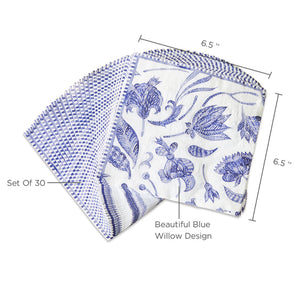 Blue Willow Lunch Napkins 30ct | The Party Darling