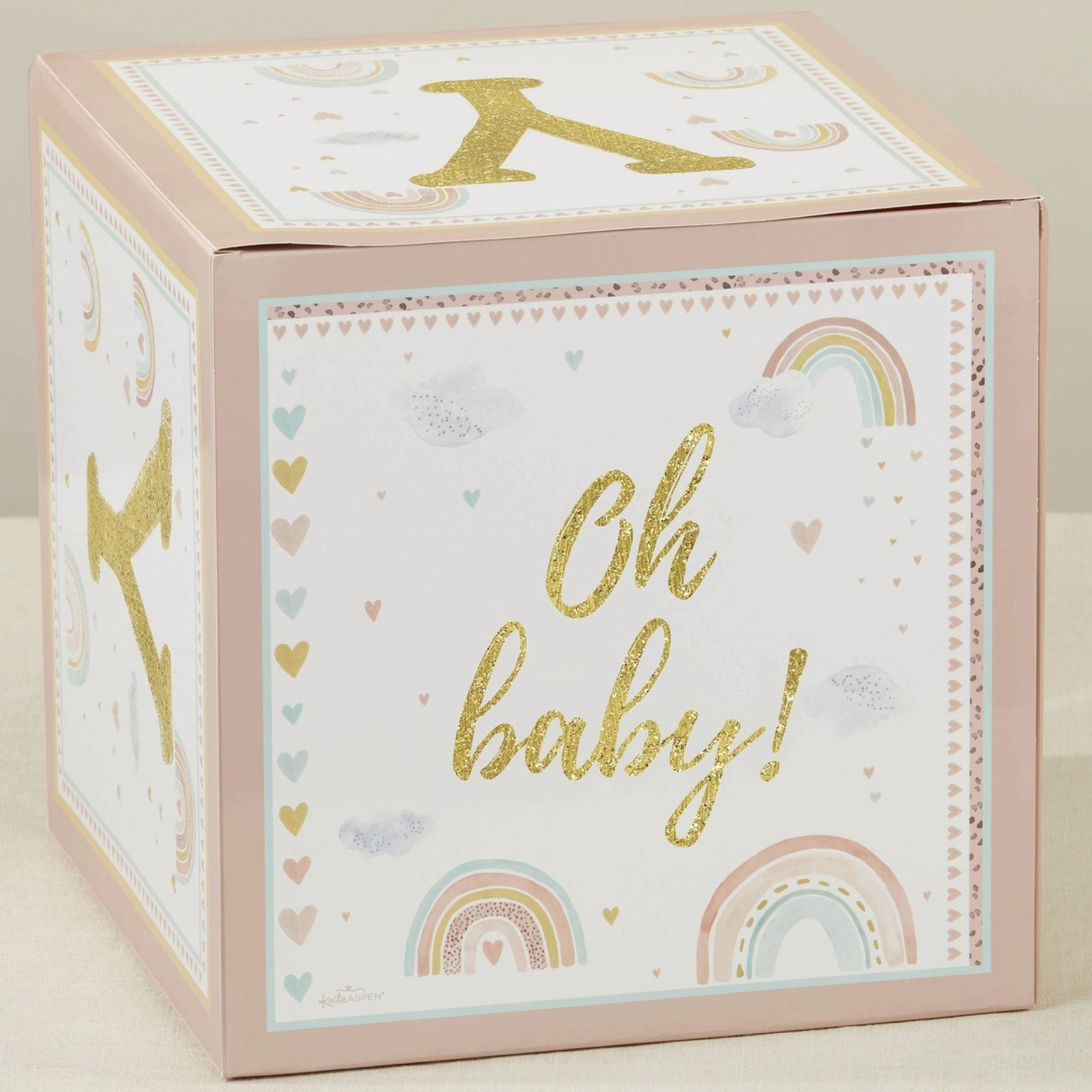 Boho Rainbow Baby Block Decorations Oh Baby