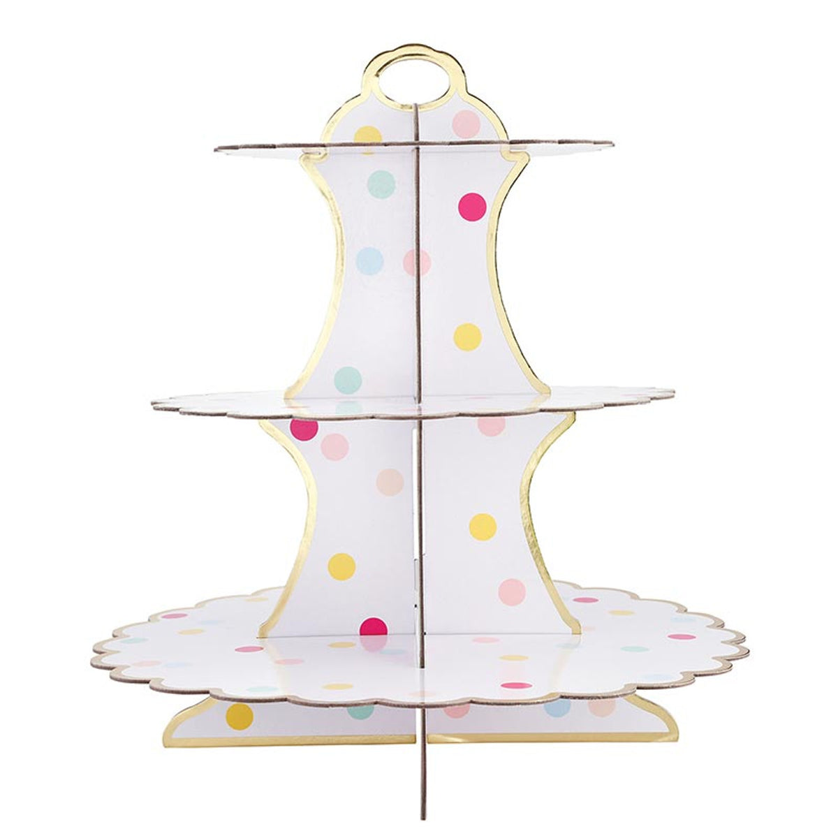 Confetti Cardboard Cupcake Stand