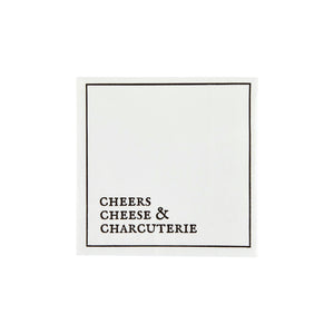 Cheers Cheese & Charcuterie Dessert Napkins 20ct | The Party Darling