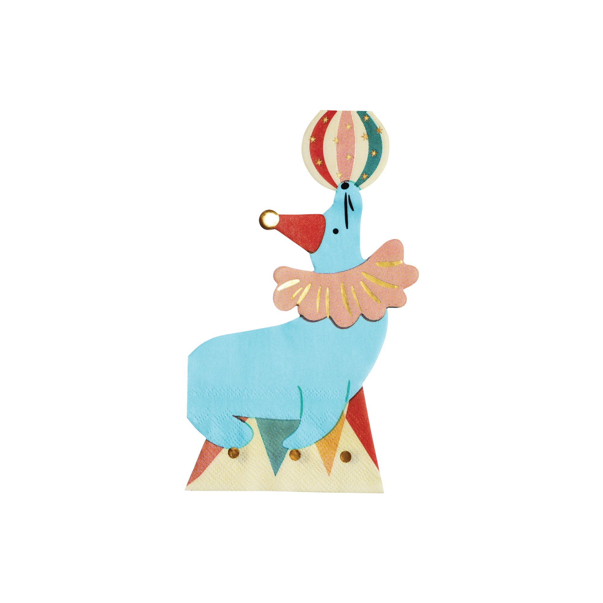 Circus Seal Dessert Napkins 12ct | The Party Darling