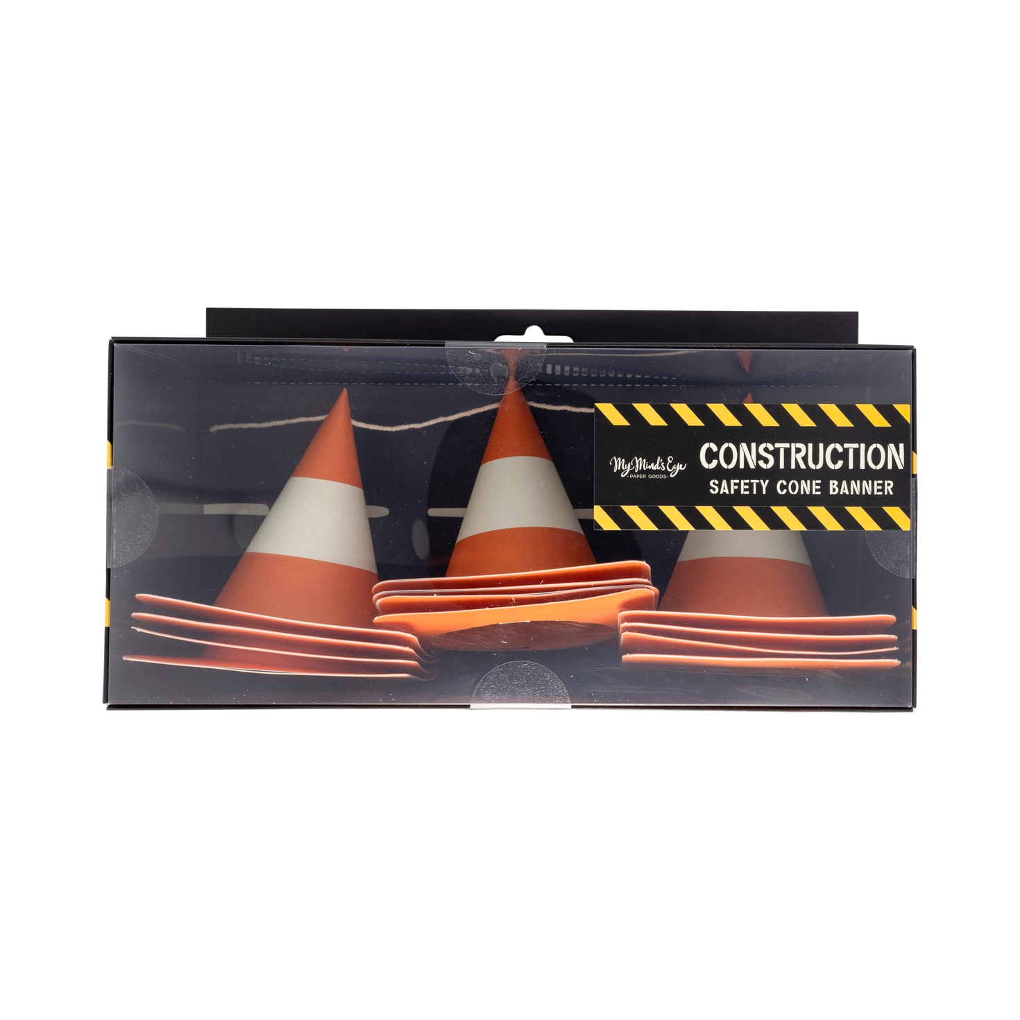 Construction Cone Banner in package