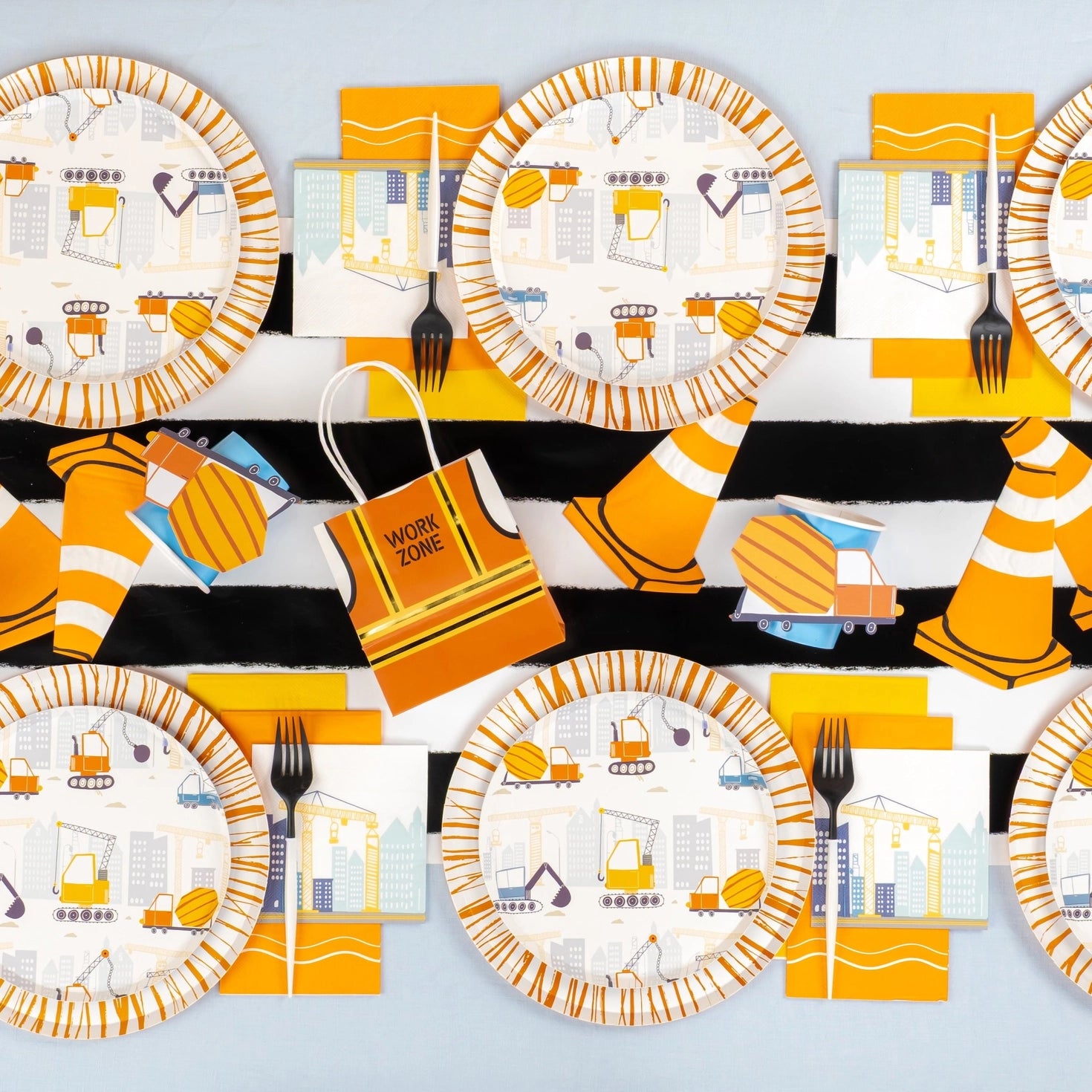 Construction Party Dessert Napkins 8ct