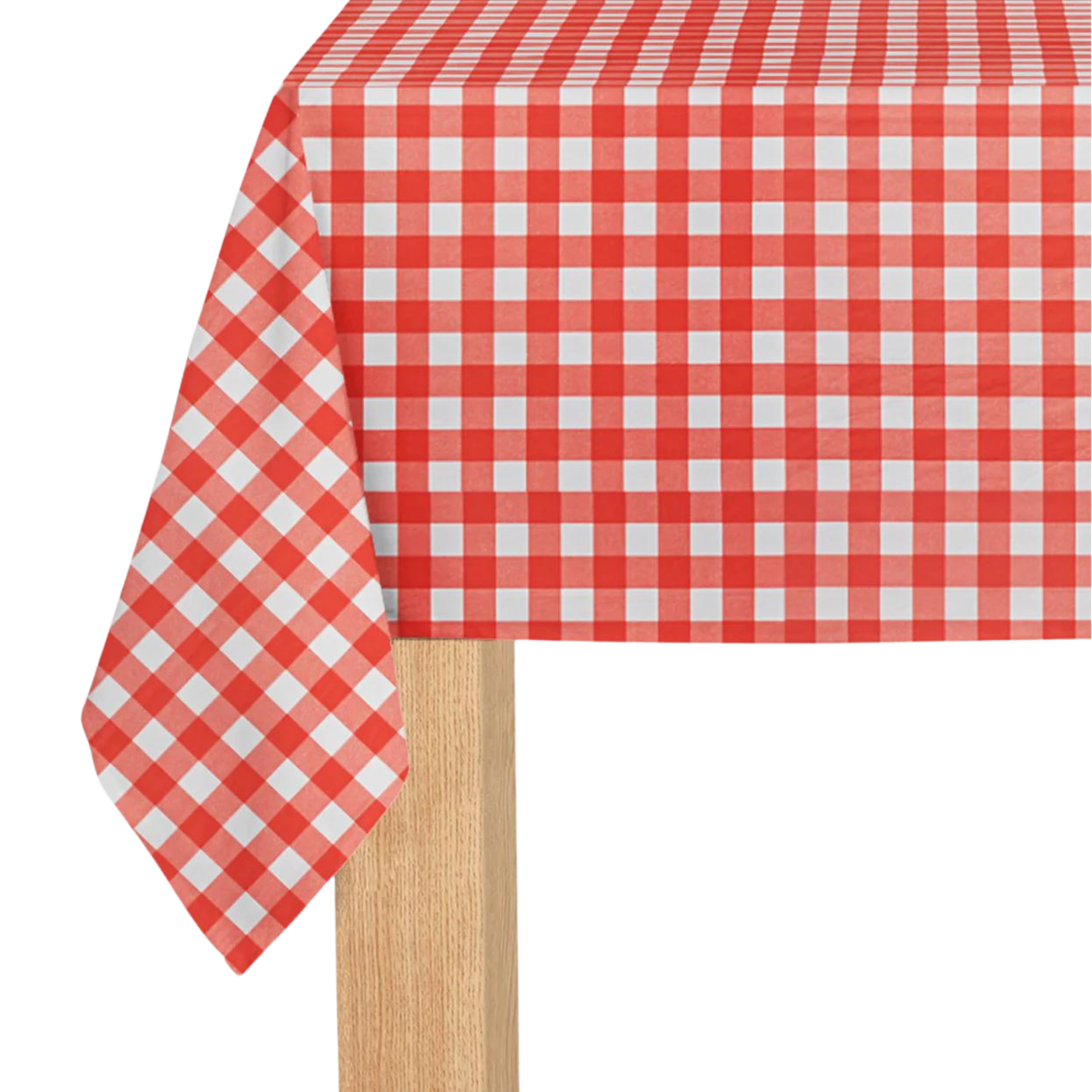 Red Gingham Paper Table Cover | The Party Darling