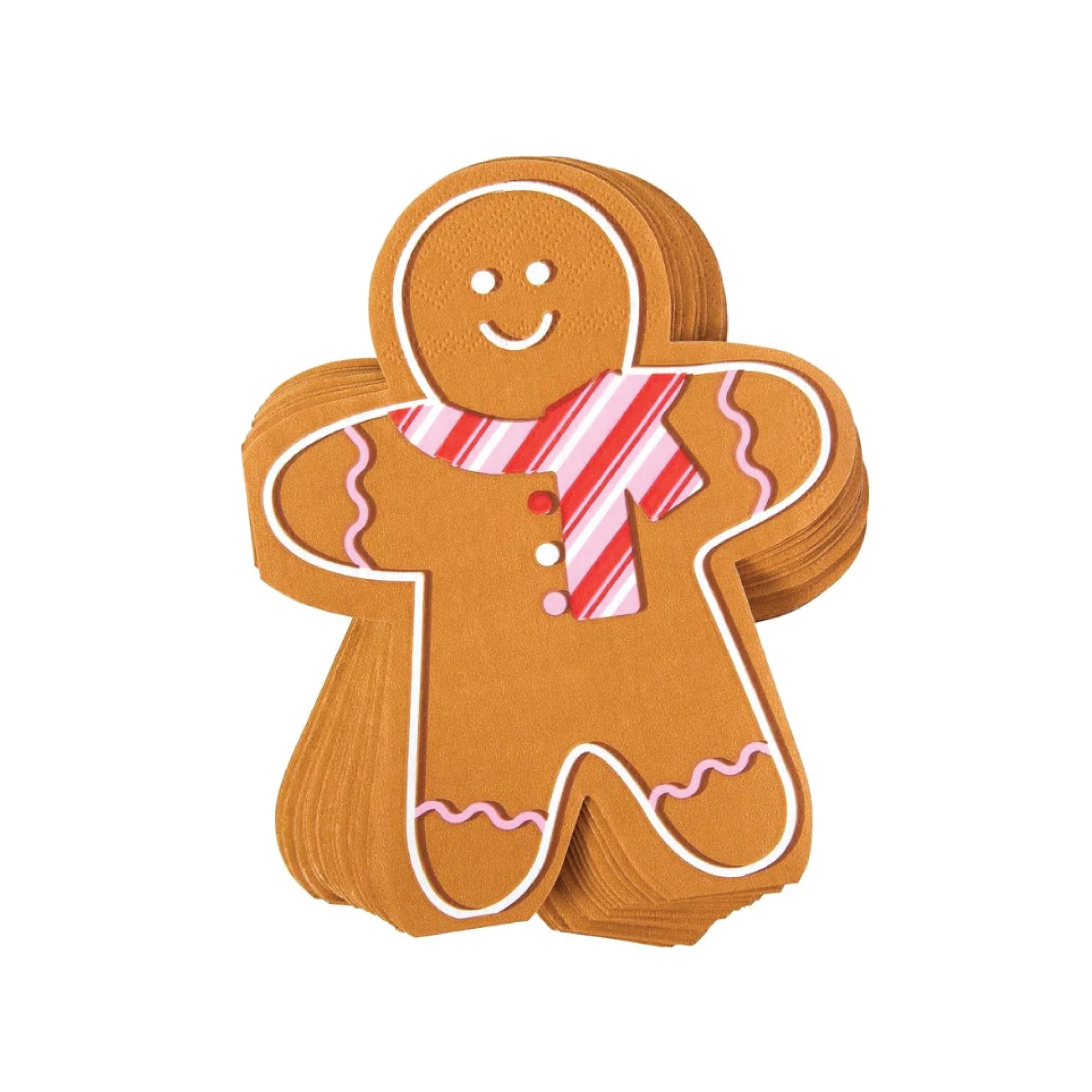 Cute Gingerbread Man Dessert Napkins 20ct | The Party Darling