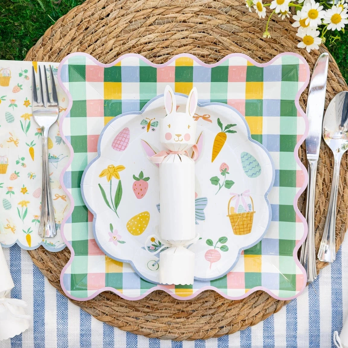 Spring bunny party supplies
