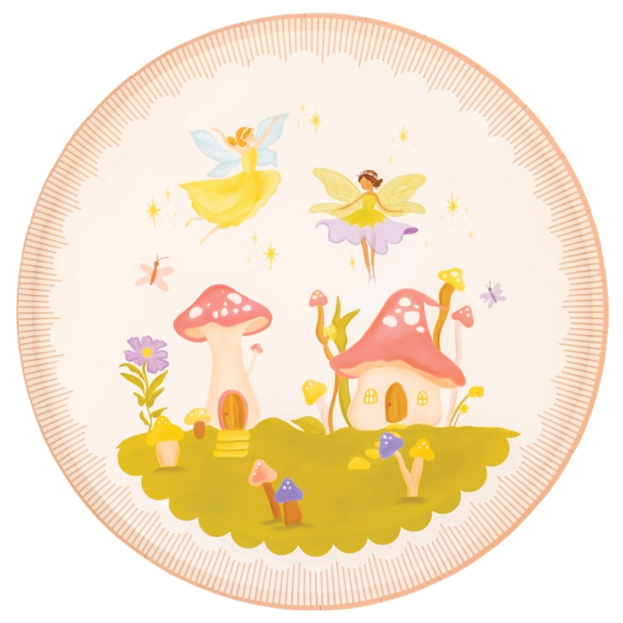 Fairy Garden Dinner Plates 8ct