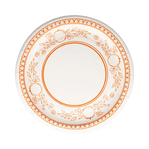 Falloween Pumpkin Round Dessert Plates 8ct | The Party Darling