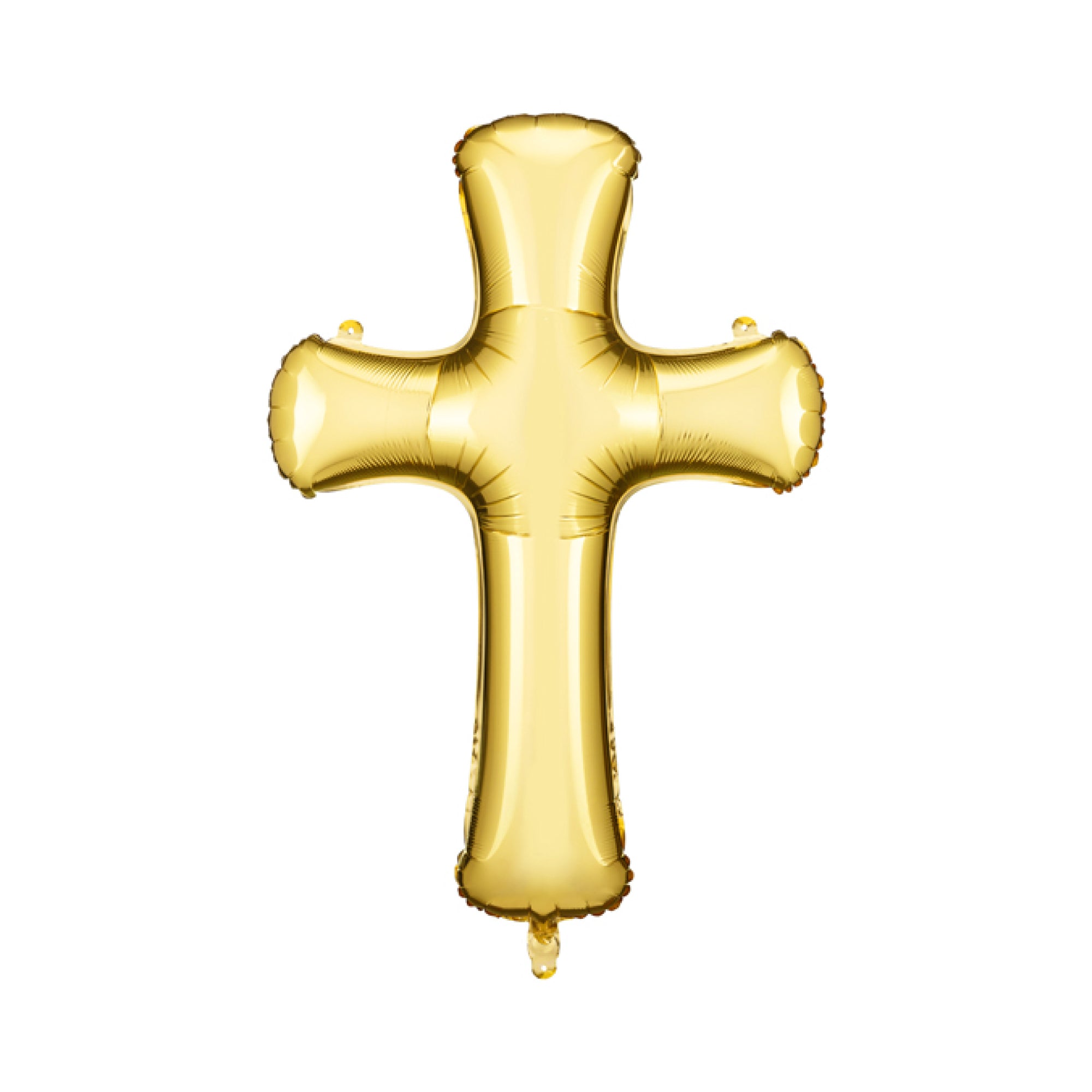 Gold Cross Foil Balloon 41in | The Party Darling