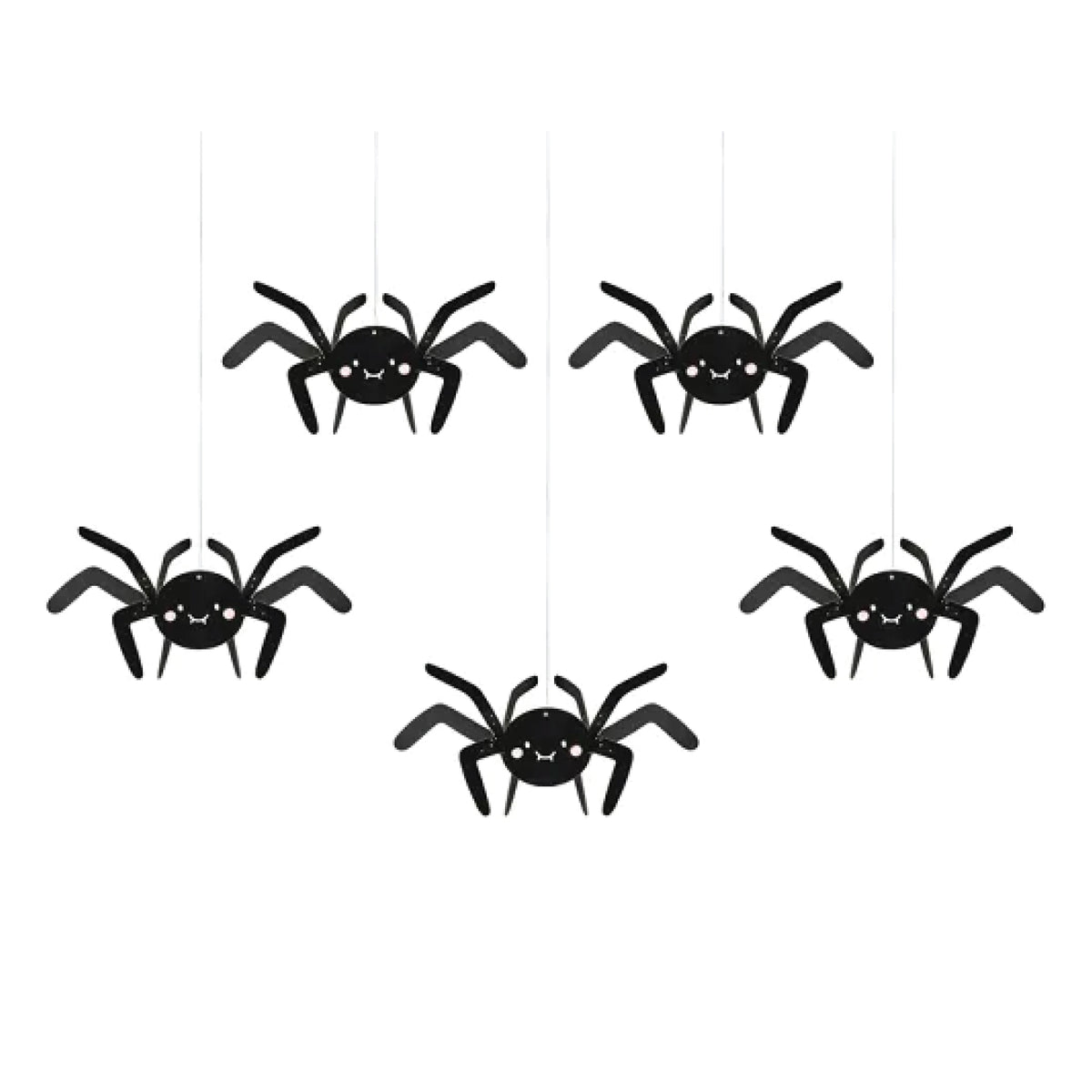 DIY Paper Spider Hanging Decorations 5ct | The Party Darling