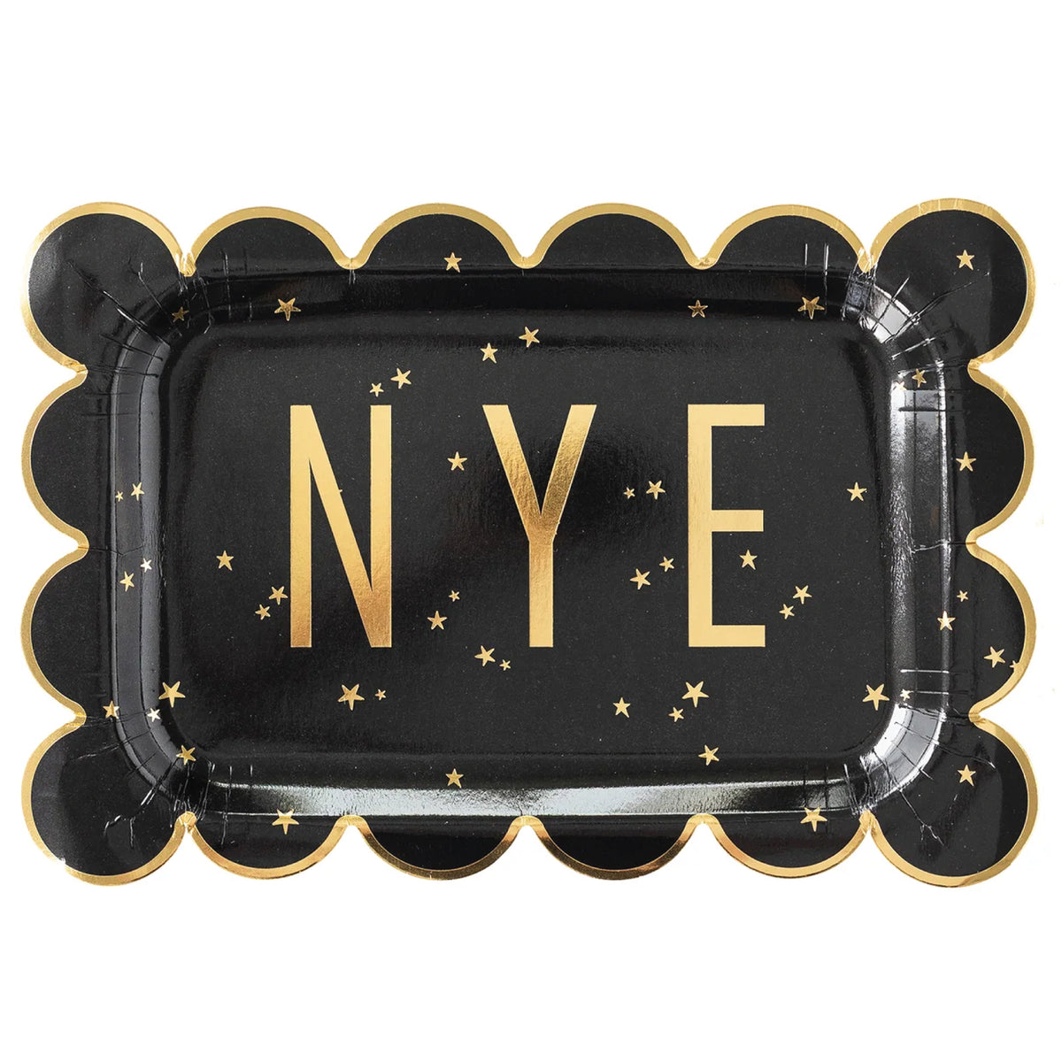 New Year's Eve Rectangle Lunch Plates 8ct | The Party Darling