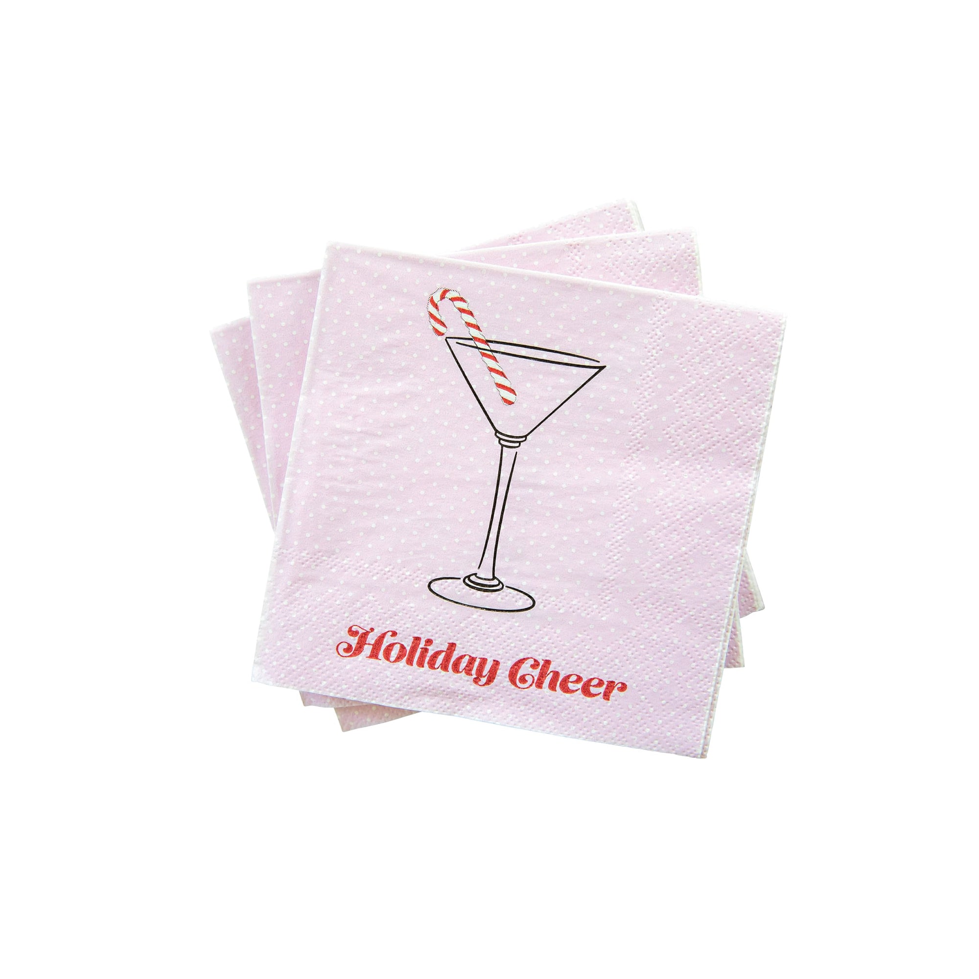 Holiday Cheer Christmas Dessert Napkins 20ct | The Party Darling