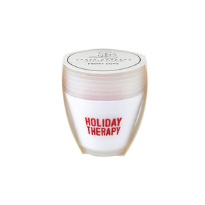 Holiday Therapy Plastic Frosted Wine Cup 8ct Packaged