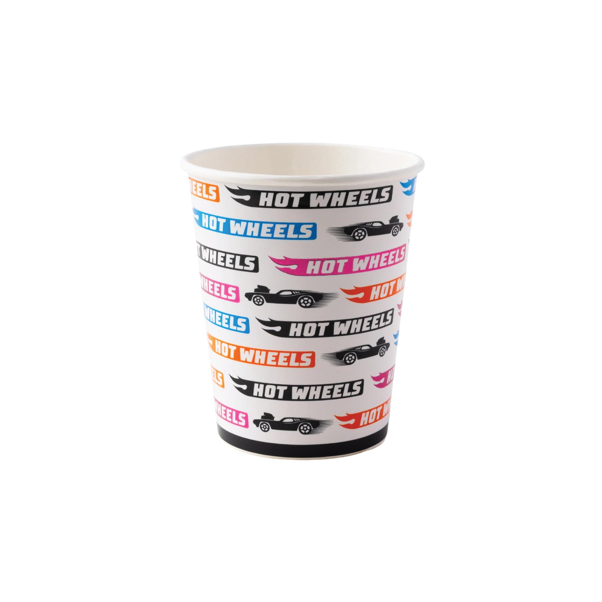 Hot Wheels themed paper party cups