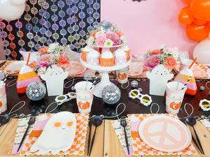 Boo Halloween Paper Table Runner 10ft | The Party Darling