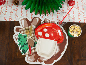 Pine Cone Paper Placemats 12ct | The Party Darling
