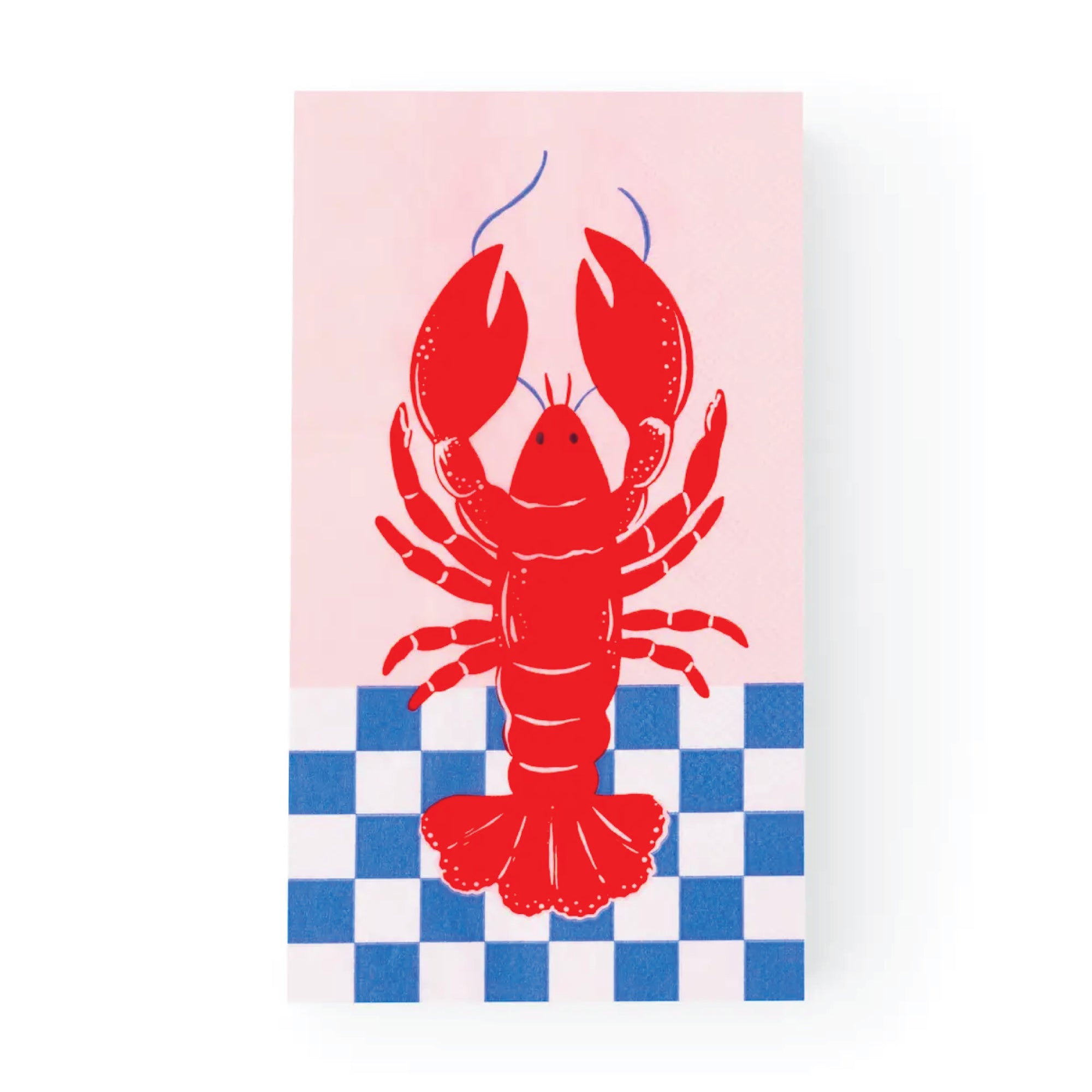 Coastal lobster paper guest towels