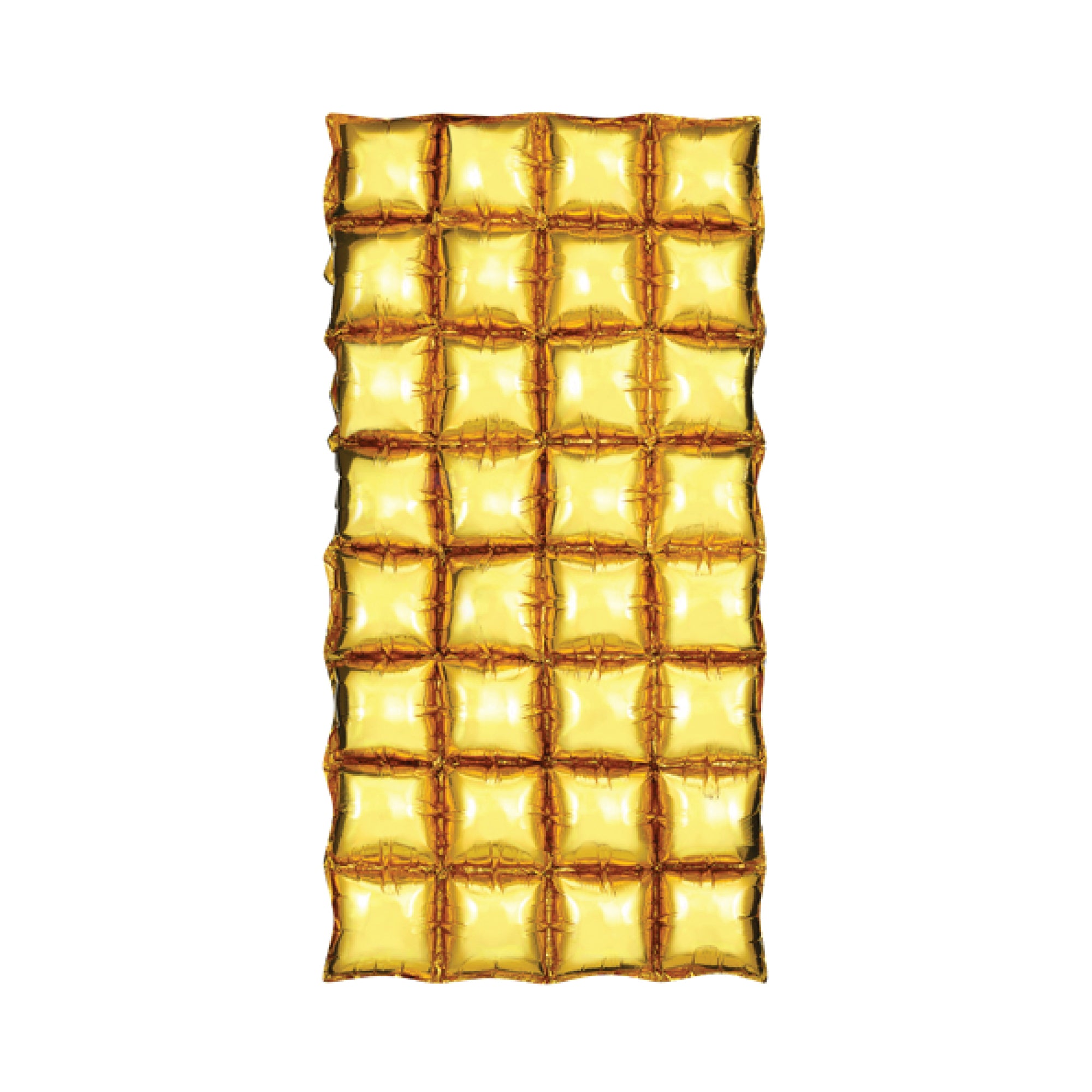 Metallic Gold Waffle Balloon Wall Panel | The Party Darling