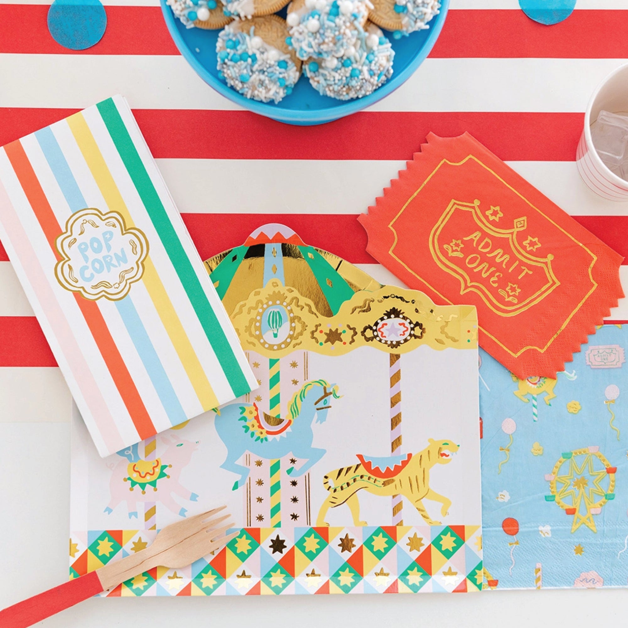 Off to the Fair Favor Bags 8ct Flat Lay