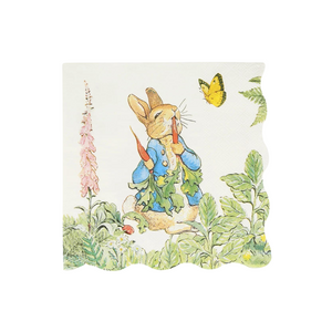 Peter Rabbit In the Garden Lunch Napkins 16ct | The Party Darling