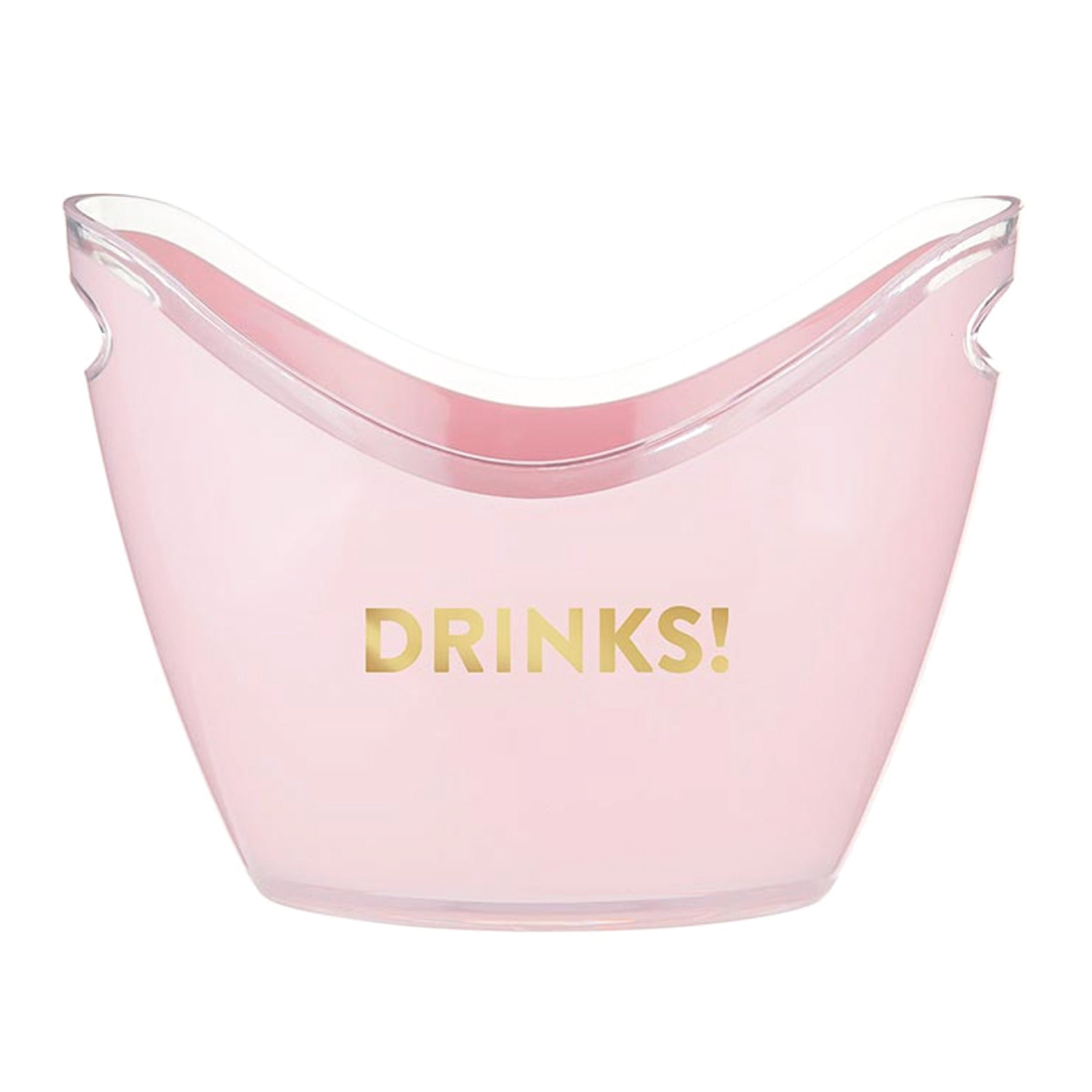 Pink Drinks! Acrylic Beverage Bucket