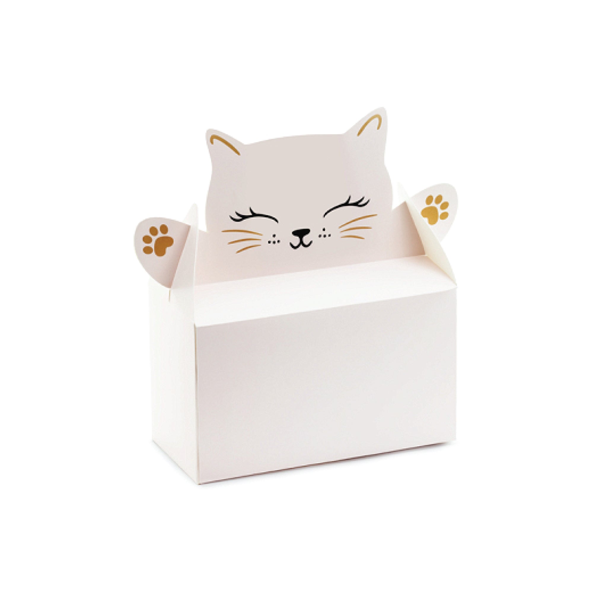 Pink Cat-Shaped Party Favor Boxes 6ct | The Party Darling