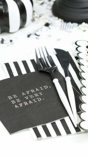Be Afraid Dessert Napkins 24ct | The Party Darling