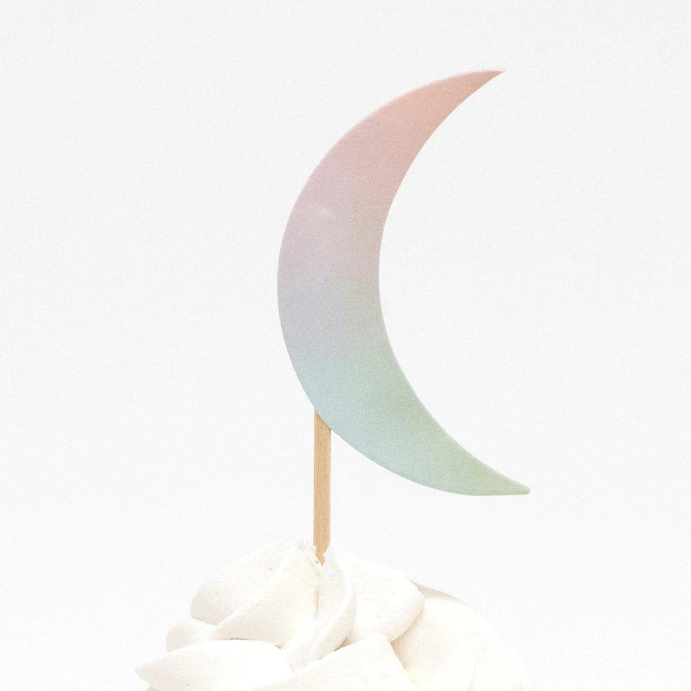 Pastel Halloween Cupcake Decorating Kit 24ct Crescent Moon