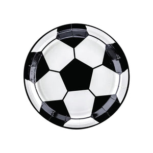 Soccer Ball Dessert Plates 6ct | The Party Darling