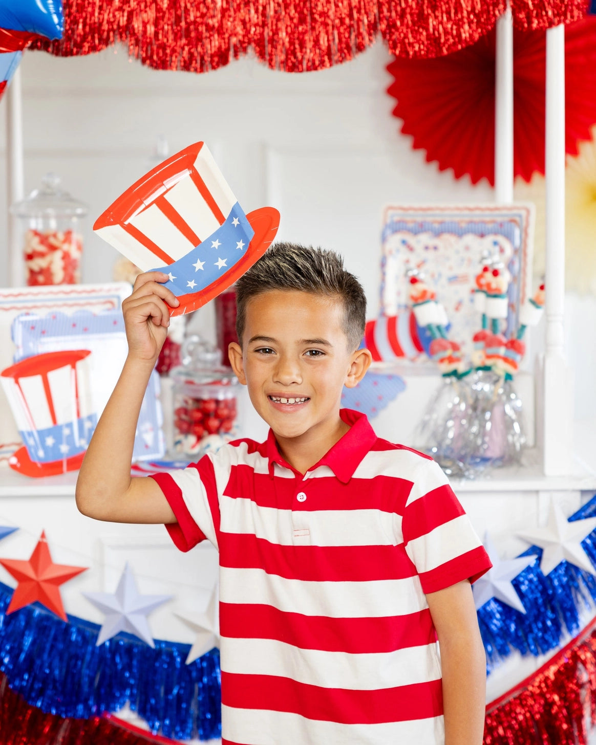 Uncle Sam Hat Paper Plates