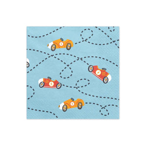 Vintage Race Car Lunch Napkins 12ct | The Party Darling