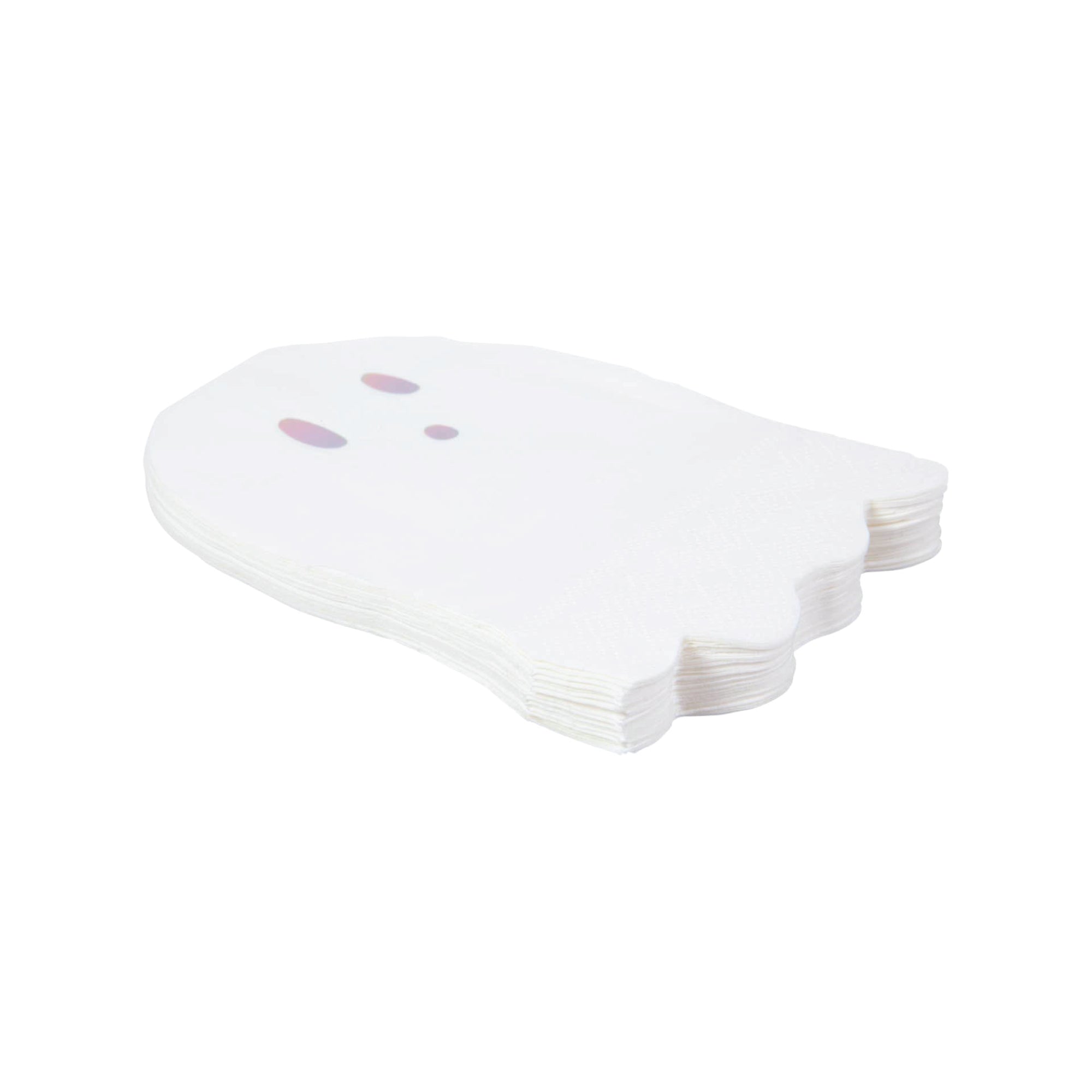 White Die-Cut Ghost Dessert Napkins 20ct | The Party Darling