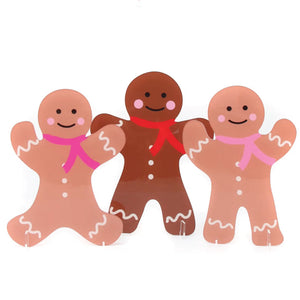 Acrylic Gingerbread Men Decorations 3ct | The Party Darling