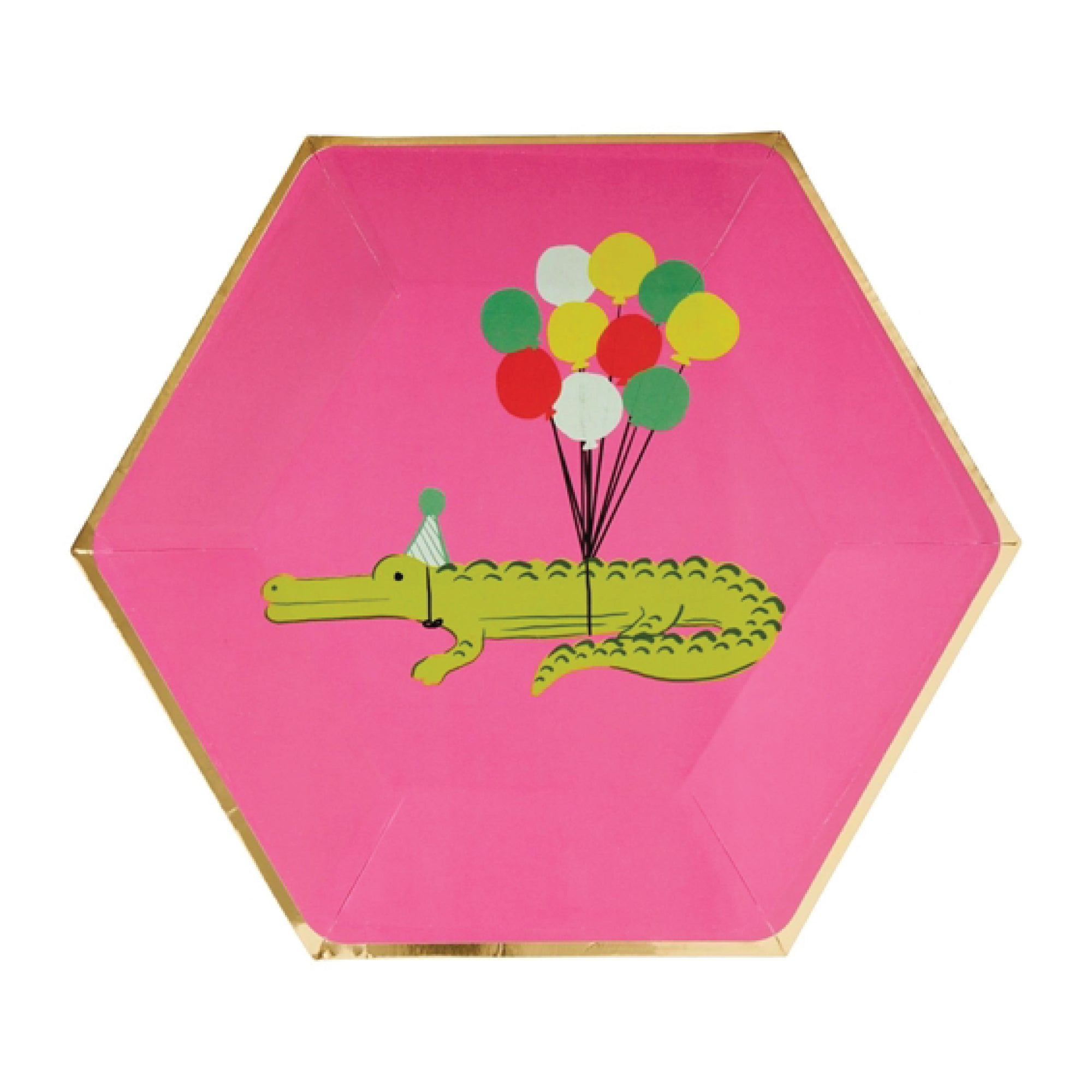 Crocodile Party Animals Birthday Lunch Plates | The Party Darling