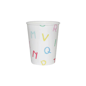 Back to School ABCs Paper Cups 12ct | The Party Darling